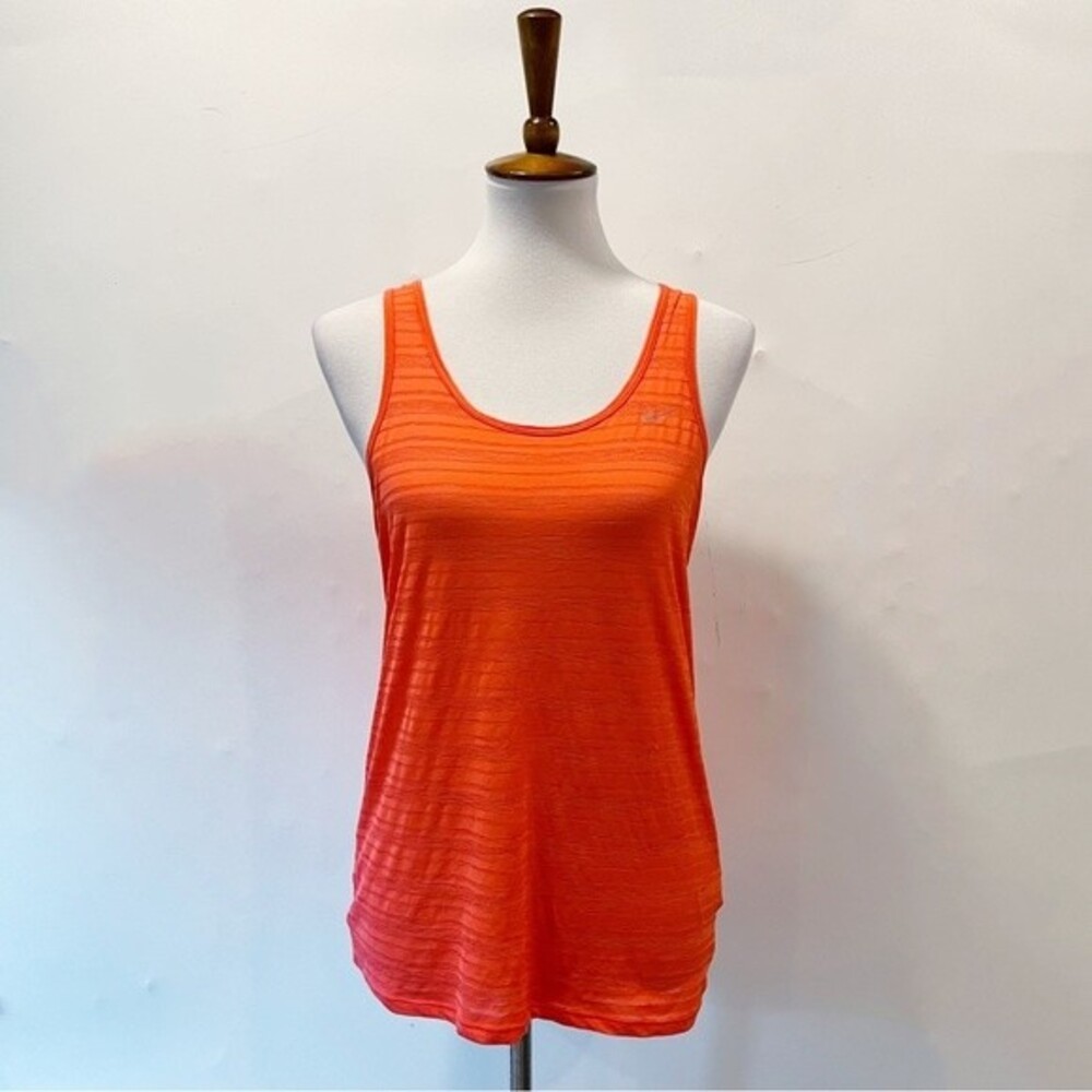 Nike Dry Fit Neon Coral Tank Size Small